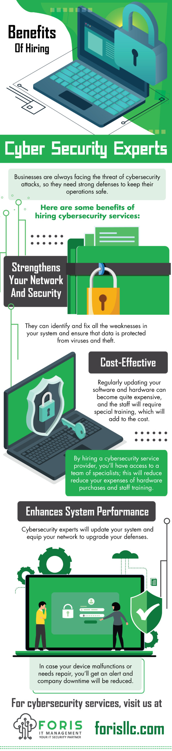 Benefits of Hiring Cyber Security Experts - Infograph