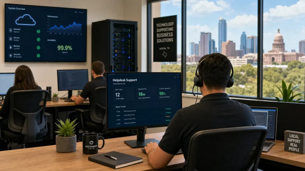 Helpdesk Support in Austin: Faster IT Fixes Without Hiring In-House | Foris LLC | Best Helpdesk Support in Austin